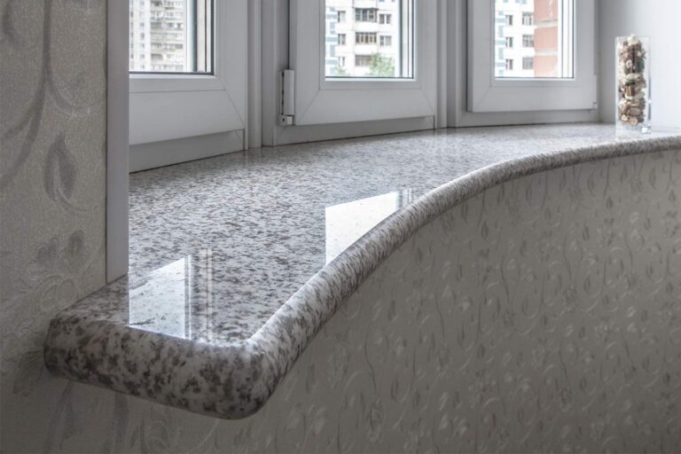 Преимущества каменных подоконников